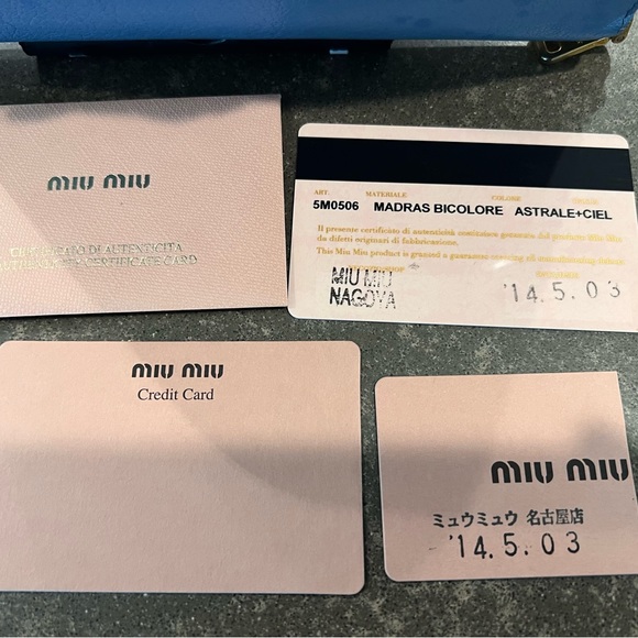 EUC Miu Miu zippy wallet - Picture 7 of 10